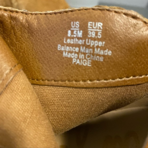 Sam Edelman 'Paige' Fringe Ankle Booties in Cinnamon Size 8.5 Boho Chic Western - Picture 6 of 9